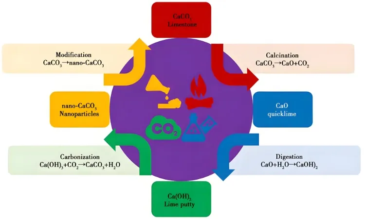 Production  of Nano Calcium Carbonate