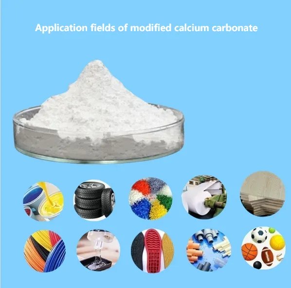 Các lĩnh vực ứng dụng của canxi cacbonat biến tính