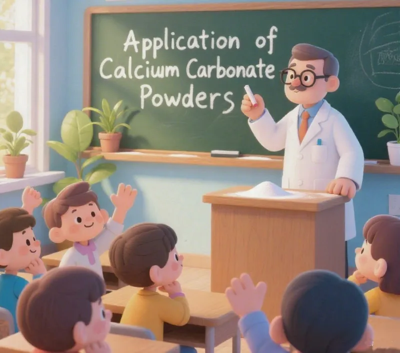 Poudres de carbonate de calcium