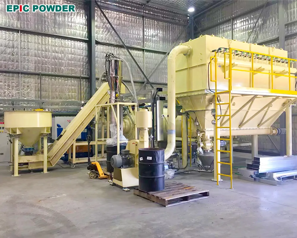 Clasificador de aire y molino de bolas